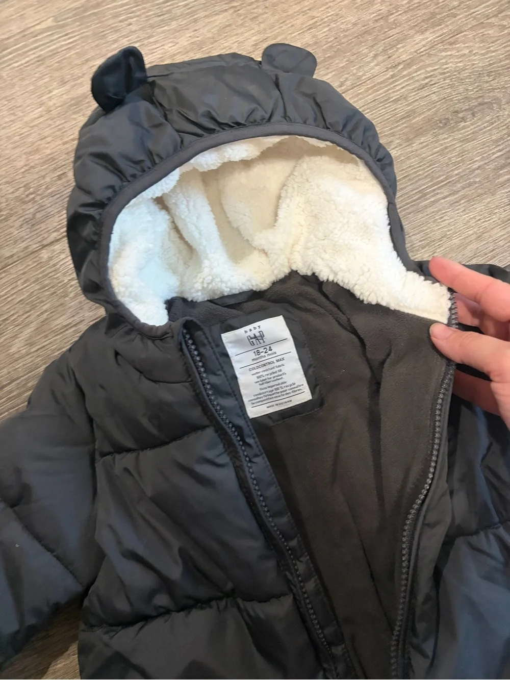 GAP warm hooded